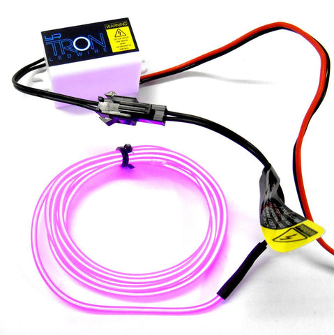 LK-0029PK 1/10 or 1/8 Body Shell Cover TRON LED Wire Light Tube Kit Set Pink