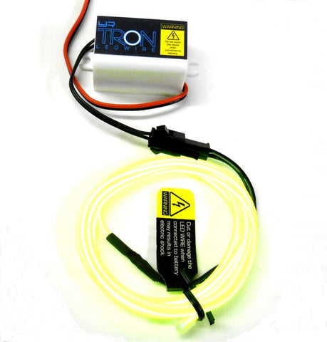 LK-0029YW 1/10 or 1/8 Body Shell Cover  TRON LED Wire Light Tube Kit Set Yellow