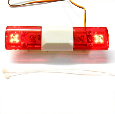 LY501a 1/10 Body Shell Direct Roof Mount RC Police Light Bar LED Rotational Red