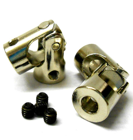 N10204 Uni Universal Joint Cup Silver Alloy 9mm Outer 4mm Inner Diameter