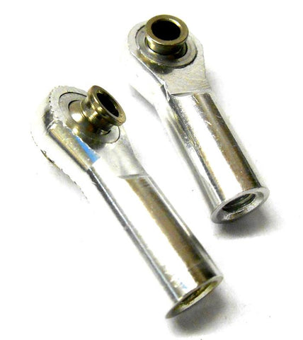 TD10040 06048 1/10 Alloy Pulling Arm Track Rods Ends x2 RC Silver Left Right M4