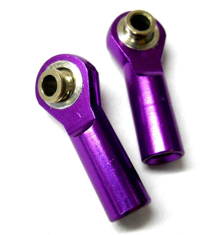 TD10041 06048 1/10 Alloy Pulling Arm Track Rods Ends x2 RC Purple Left Right M4