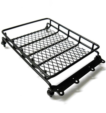 TD10060 RC 1/10 Scale Monster Truck Body Shell Cover Roof Rack Black x 1 Metal