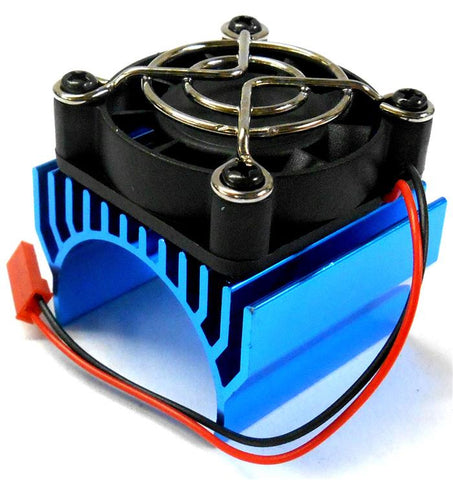 AH001 550 540 Motor Cooling Heatsink Heat Sink Vented Blue Single Fan JST