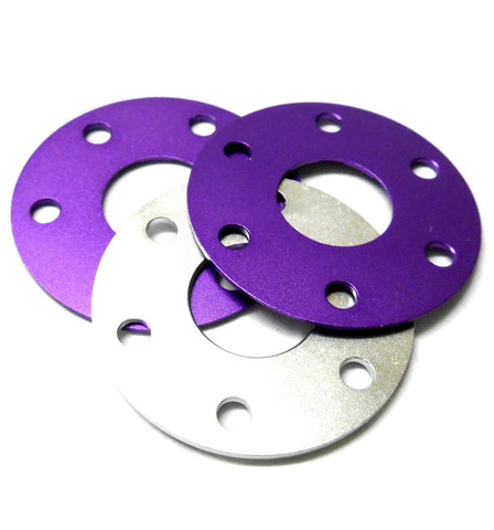 YA-0463PP 1/10 Scale 540 550 Motor Spacer Washer 1mm Heatsink Alloy Purple Shim