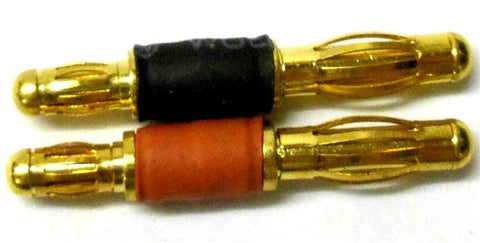 C0001 RC Connector 3.5mm Gold Male Bullet to 4mm 4.0mm Male Bullet Adapter