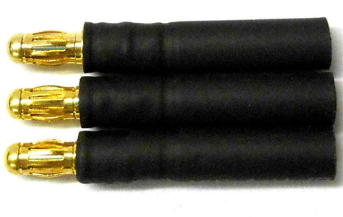 C0003A RC Connector 3.5mm Gold Male Bullet to 4mm 4.0mm Female Bullet Adapter