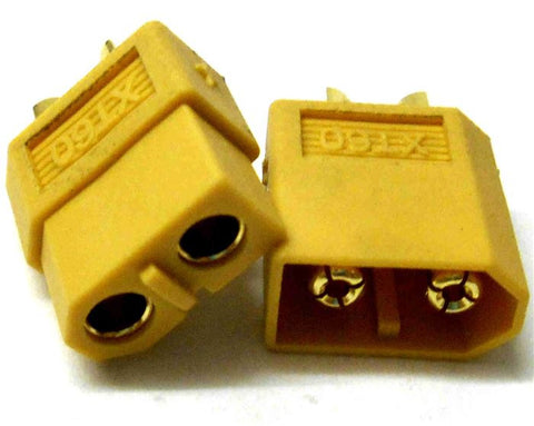 C0105Bx1 RC Connector Male Female XT60 XT-60 Yellow Better Adaptors Adapter