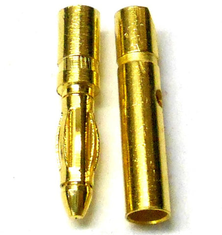 C0301 RC Connector 3mm 3.0mm Gold Plated Male and Female Bullet Banana x 1 Set