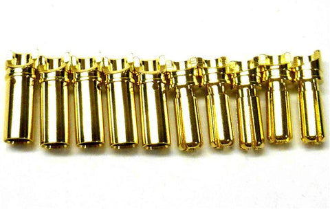 C0353x5 RC Connector 3.5mm Gold Plated Male and Female Bullet Banana x 5 Set
