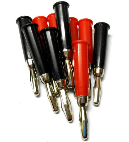 C0109 RC 4mm 4.0mm Nickel Red And Black Bullet Connectors x 5 Set