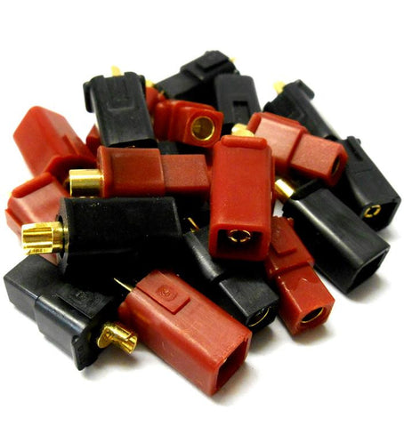 C0123 RC Battery KT350 KT-350 Plug Connector Black And Red Male Female x 5 Set