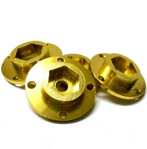 L11015 1/10 Scale RC Wheel Hubs x 4 Yellow 29. 76mm OD - 7. 52mm Wide