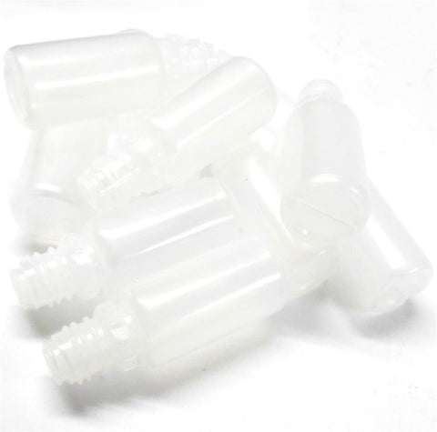 L11047 Fuel Refill Bottle x 10 White - Clear Small 20ml Bottle - NO CAPs