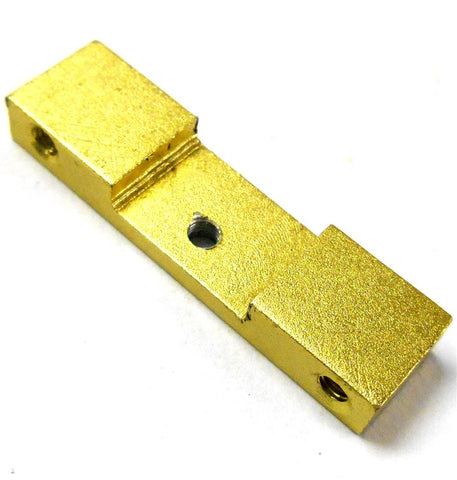 L11073 1/10 1/8 Scale Alloy Support Block Bridge x 2 M3 3mm Threaded Yellow 40mm