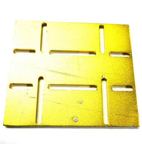 L11088 1/10 1/8 Scale Nitro Engine Plate Mount . 12 - . 28 Alloy Gold Yellow x 1