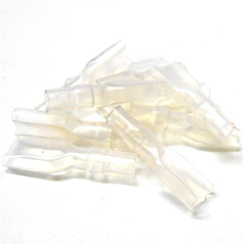 L4241 Motor Wire Connector Silicone Protector 4. 8x0. 5 Clear White