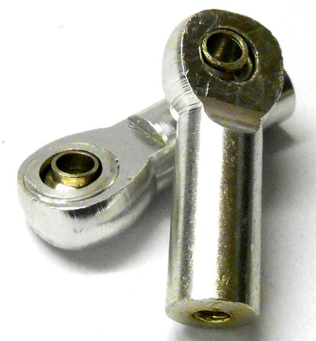 L4252 1/10 Scale M3 3mm Track Rod Ends x 2 Silver Anti-Clockwise Left Thread
