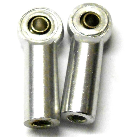 L4257 1/10 Scale M3 3mm Track Rod Ends x 2 Silver Anti-Clockwise Left Thread