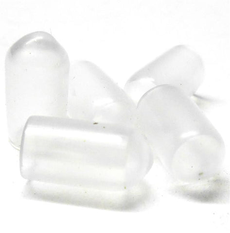 L4266 RC Nitro Glow Fuel Refill Bottle Pipe Caps x 5 Clear