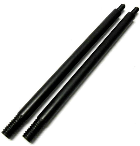 L6303 1/8 Scale Linkage Pin Axle Arm x 4 Black 105mm Long M4 and M6 Threads