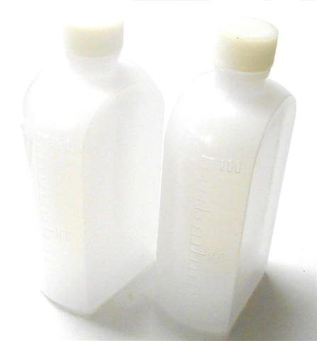 L9500x2 200ml 200cc Refillable Refill Bottles with Caps x 2